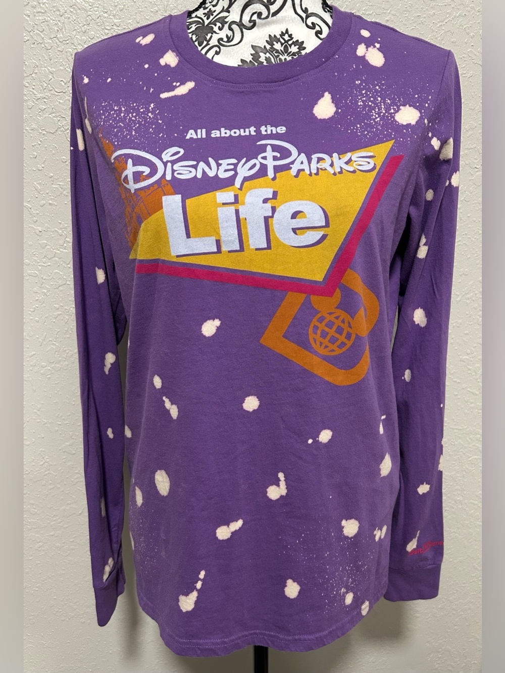 Disney Long Sleeve Shirt  All About The Disney Park Life Purple Size XS